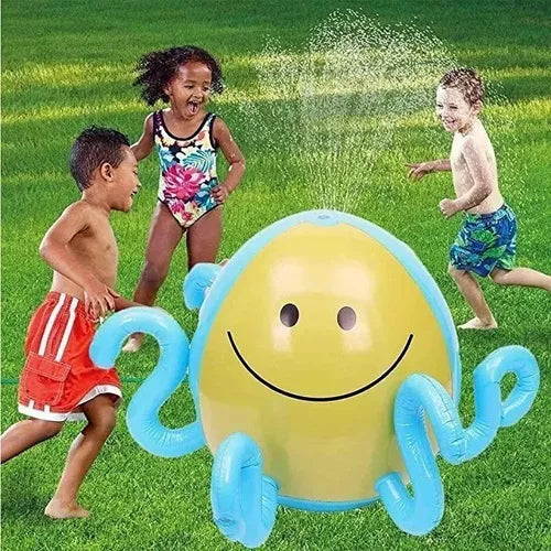 Pulpo Inflable Lanza Agua Chorro Verano